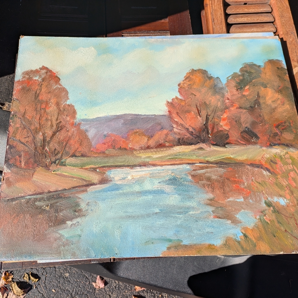 Handmade painting landscape 16" by20"